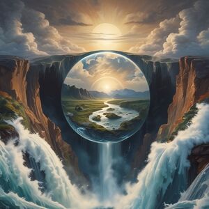 Serene Landscape Art Print